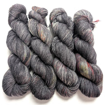 Load image into Gallery viewer, Fast Car on superwash merino/alpaca/silk singles 4ply/fingering weight.
