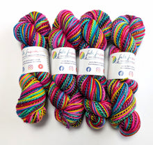 Load image into Gallery viewer, Play That Sax on superwash merino/nylon 'zebra' DK.
