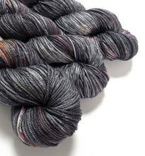 Load image into Gallery viewer, Fast Car on superwash merino/silk DK.
