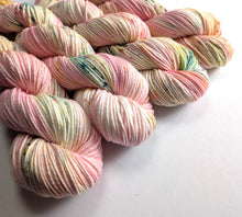 Load image into Gallery viewer, Pastel multicolor yarn skeins on a white background
