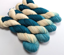 Load image into Gallery viewer, Galadriel on superwash BFL/nylon sock yarn.
