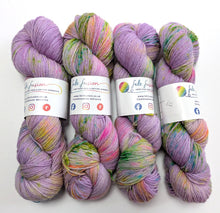Load image into Gallery viewer, Chuffed To Bits on Talamh sock yarn.
