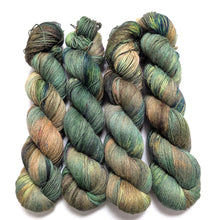 Load image into Gallery viewer, Entwood on 100% llama 4ply/fingering weight yarn. Natural base.
