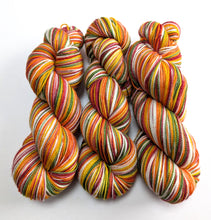 Load image into Gallery viewer, Multicolored yarn skeins on a white background
