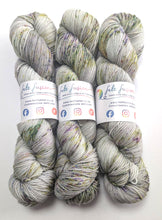 Load image into Gallery viewer, Three skeins of multicolored yarn with &#39;felt fusion&#39; labels on a white background
