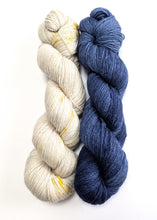 Load image into Gallery viewer, Starlight yarn set on sw BFL/nylon sock yarn.
