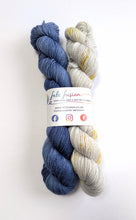 Load image into Gallery viewer, Starlight set on sparkle sock yarn. 2 x 50g.
