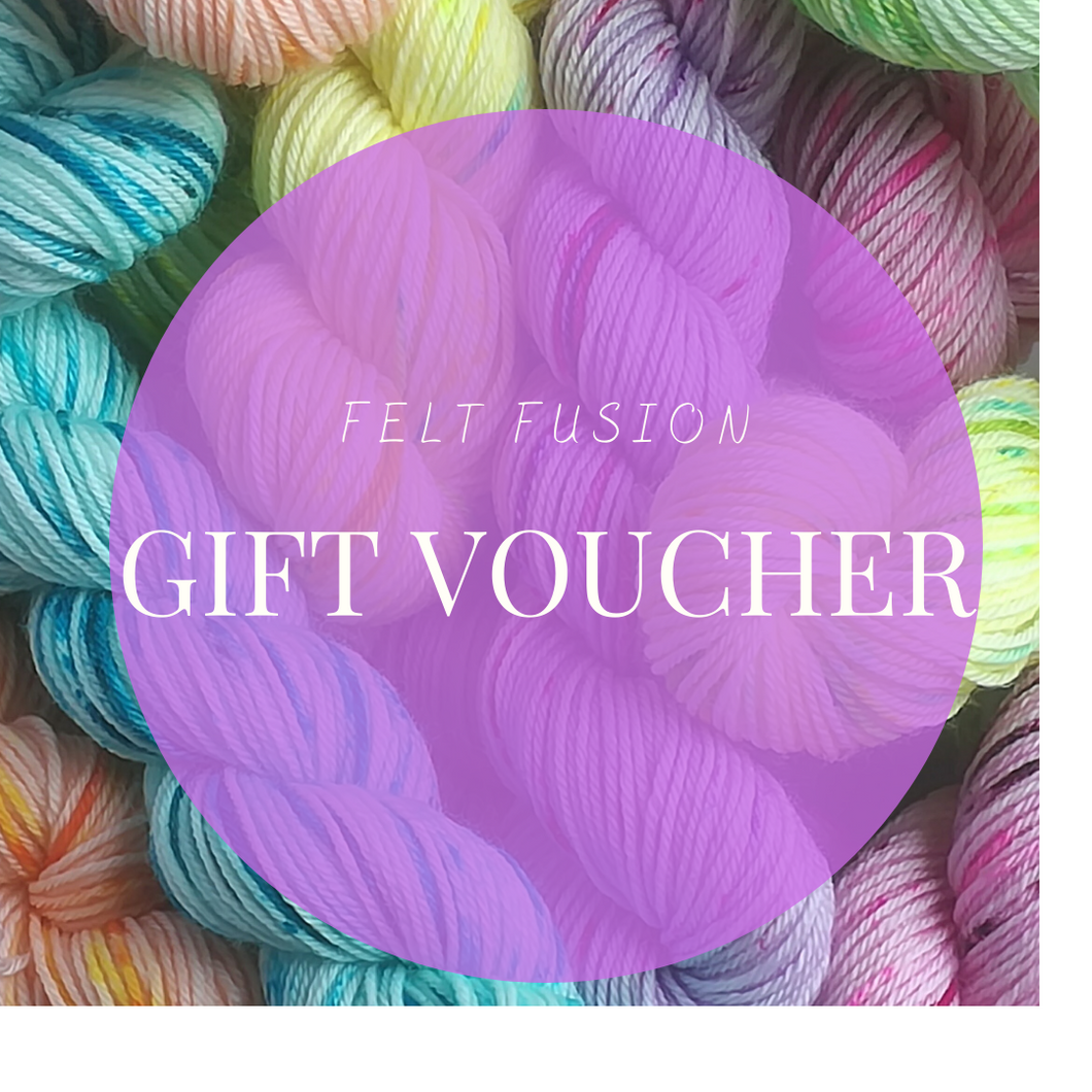 Felt Fusion Yarn Lovers Gift E-Vouchers freeshipping - Felt Fusion