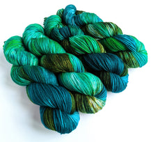 Load image into Gallery viewer, Grow Up on superwash merino/cashmere/nylon sock yarn.
