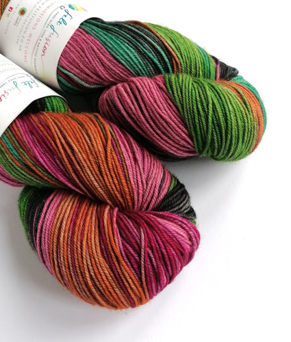 Hair Up! on superwash merino/yak/nylon sock yarn. freeshipping - Felt Fusion