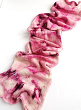 Load image into Gallery viewer, Hand dyed sock yarn blank in a superwash merino/nylon/sparkle base - pinks. freeshipping - Felt Fusion
