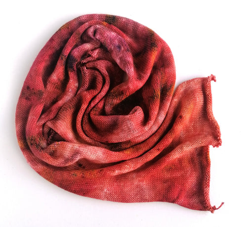 Autumnal speckled and marbled superwash merino/nylon sock yarn blank. freeshipping - Felt Fusion