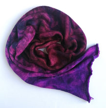 Load image into Gallery viewer, Deep purple and pink gradient superwash merino/nylon sock yarn blank. freeshipping - Felt Fusion
