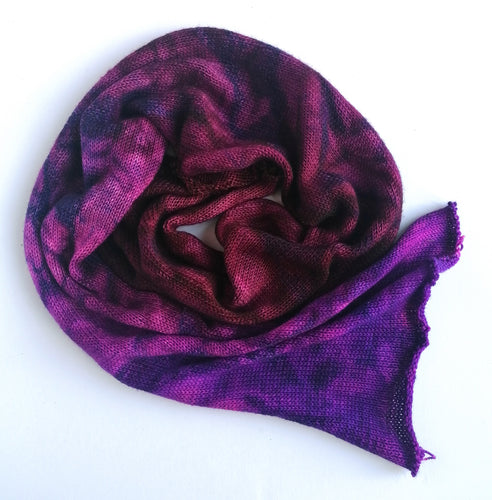 Deep purple and pink gradient superwash merino/nylon sock yarn blank. freeshipping - Felt Fusion