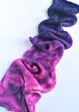 Load image into Gallery viewer, Hand dyed sock yarn blank on a superwash merino/nylon/sparkle base - pink-purple gradient. freeshipping - Felt Fusion
