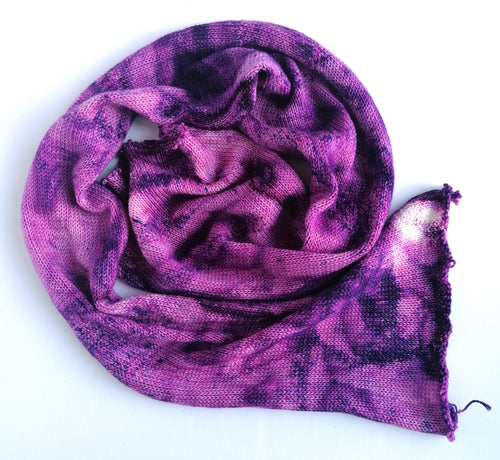 Pinks and purples on superwash merino/nylon sock yarn blank. freeshipping - Felt Fusion