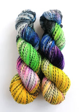 Load image into Gallery viewer, Cat People, hand dyed on a superwash Merino &#39;Zebra&#39; 4ply yarn. freeshipping - Felt Fusion

