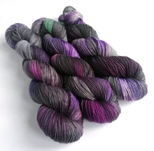 Load image into Gallery viewer, Not Quite on Superwash Merino/Nylon sock yarn. freeshipping - Felt Fusion
