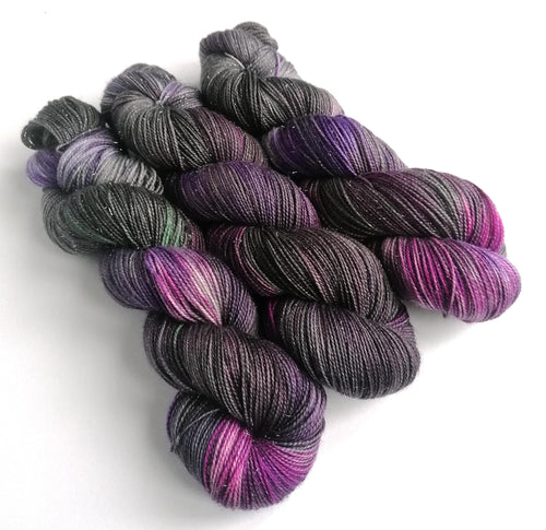 Not Quite on a Superwash Merino/Nylon/Sparkle sock yarn. freeshipping - Felt Fusion