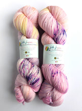 Load image into Gallery viewer, Dream Fields on a Superwash Merino/Nylon sock yarn.
