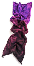 Load image into Gallery viewer, Hand dyed double sock yarn blank - pinks and purples.
