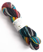 Load image into Gallery viewer, Mistral on superwash merino/cashmere/nylon DK yarn.
