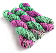 Load image into Gallery viewer, Seasaw high twist superwash merino/nylon &quot;Zebra&quot; sock yarn.
