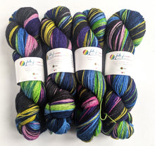 Load image into Gallery viewer, Celestial, hand dyed on a British wool sock yarn.
