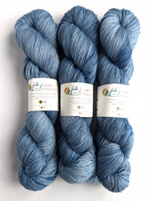 Load image into Gallery viewer, Storm, on superwash merino/nylon sock yarn.
