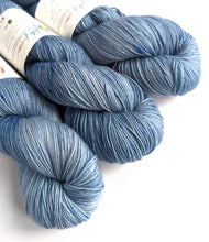 Load image into Gallery viewer, Storm, on superwash merino/nylon sock yarn.
