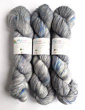 Load image into Gallery viewer, Beryllium, on superwash merino/nylon sock yarn.
