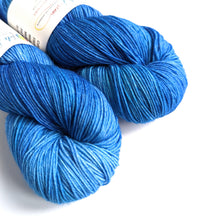 Load image into Gallery viewer, Marina, on superwash merino/nylon sock yarn.
