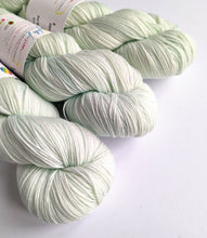 Load image into Gallery viewer, Oxygen, on superwash merino/nylon sock yarn.
