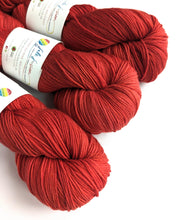 Load image into Gallery viewer, Pimpernel, on superwash merino/nylon sock yarn.
