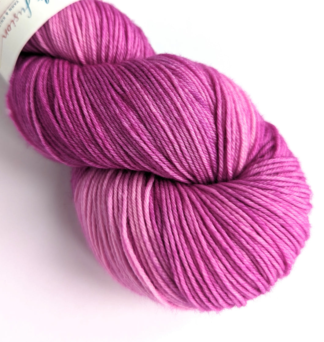 Crush, on superwash merino/nylon sock yarn.