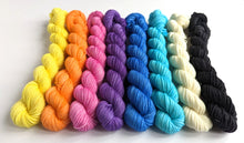 Load image into Gallery viewer, Wednesday&#39;s Window 8 x 20g or 50g mini skein set.
