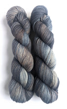 Load image into Gallery viewer, Scandium on superwash BFL/nylon sock yarn.
