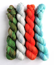 Load image into Gallery viewer, Elemental set, 4 x 50g sw merino/nylon sock yarn. freeshipping - Felt Fusion
