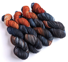 Load image into Gallery viewer, Hearthside on superwash merino/nylon sock yarn.

