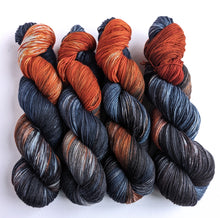 Load image into Gallery viewer, Hearthside on superwash merino/nylon sock yarn.
