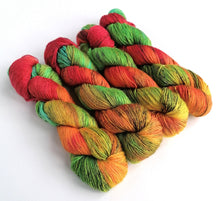 Load image into Gallery viewer, Levelling The Land on superwash merino/silk singles 4ply/fingering weight. freeshipping - Felt Fusion
