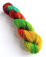 Load image into Gallery viewer, Levelling The Land on superwash merino/nylon sock yarn. freeshipping - Felt Fusion
