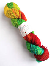Load image into Gallery viewer, Levelling The Land on superwash merino/nylon sock yarn. freeshipping - Felt Fusion

