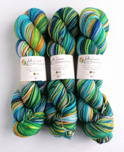 Load image into Gallery viewer, Nereid on a Superwash Merino/Nylon/Sparkle sock yarn. freeshipping - Felt Fusion
