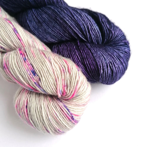 Nurple - 200g 4ply/sock yarn shawl set. freeshipping - Felt Fusion