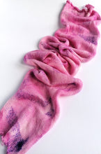 Load image into Gallery viewer, Hand dyed sock blank in a superwash merino/nylon base in pinks with speckles. freeshipping - Felt Fusion
