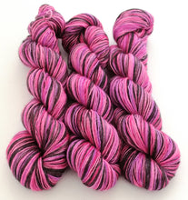 Load image into Gallery viewer, Pop Your Cherry on superwash Merino/Silk singles 4ply/fingering weight. freeshipping - Felt Fusion
