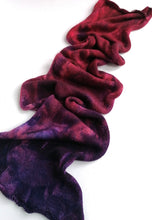 Load image into Gallery viewer, Deep purple and red gradient sock yarn blank. freeshipping - Felt Fusion
