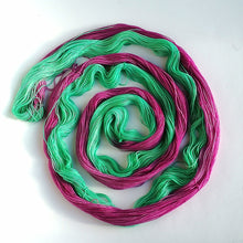 Load image into Gallery viewer, Wicked Witch self-striping sock yarn pre-order.
