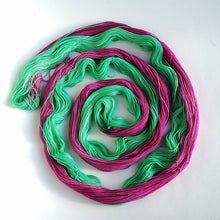 Load image into Gallery viewer, Hand dyed self-striping yarn - Watermelon. freeshipping - Felt Fusion
